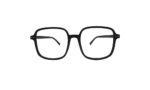 GOGGLESGURU BLACK ACETATE SQUARE WOMEN EYEGLASSES