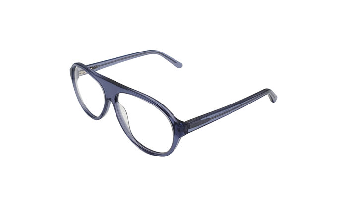 GOGGLESGURU BLUE ACETATE AVIATOR WOMEN EYEGLASSES 2