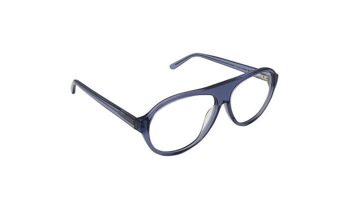 GOGGLESGURU BLUE ACETATE AVIATOR WOMEN EYEGLASSES 3