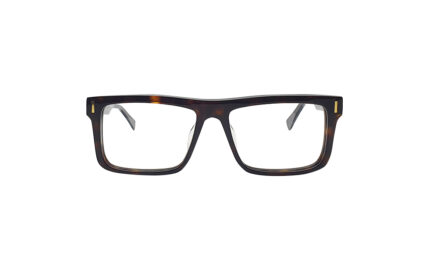 GOGGLESGURU BROWN ACETATE RECTANGLE MEN EYEGLASSES