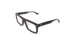 GOGGLESGURU BROWN ACETATE RECTANGLE WOMEN EYEGLASSES 2