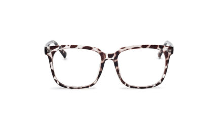 GOGGLESGURU TORTISE ACETATE SQUARE WOMEN EYEGLASSES