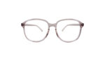 GOGGLESGURU TRANSLUCENT BROWN ACETATE SQUARE MEN EYEGLASSES