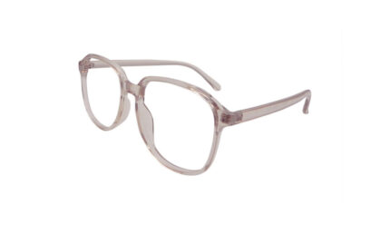 GOGGLESGURU TRANSLUCENT BROWN ACETATE SQUARE MEN EYEGLASSES 2