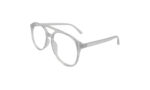 GOGGLESGURU TRANSLUCENT GREY ACETATE ROUND WOMEN EYEGLASSES 2