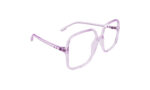 GOGGLESGURU TRANSLUCENT PURPLE ACETATE SQUARE MEN EYEGLASSES 3