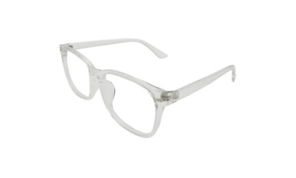 GOGGLESGURU TRANSPARENT ACETATE RECTANGLE WOMEN EYEGLASSES 2