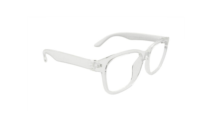 GOGGLESGURU TRANSPARENT ACETATE SQUARE WOMEN EYEGLASSES 3