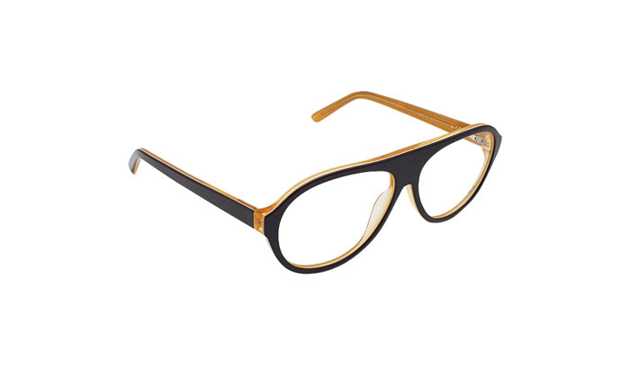 GOGGLESGURU YELLOW ACETATE AVIATOR WOMEN EYEGLASSES 3