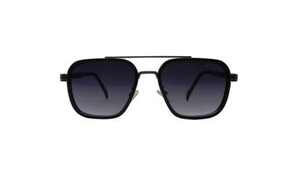 GUCCI GREY METAL SQUARE MEN SUNGLASSES