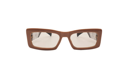 LOUIS VUITTON BEIGE ACETATE RECTANGLE WOMEN SUNGLASSES