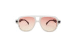 MARC JACOBS WHITE ACETATE AVIATOR MEN SUNGLASSES