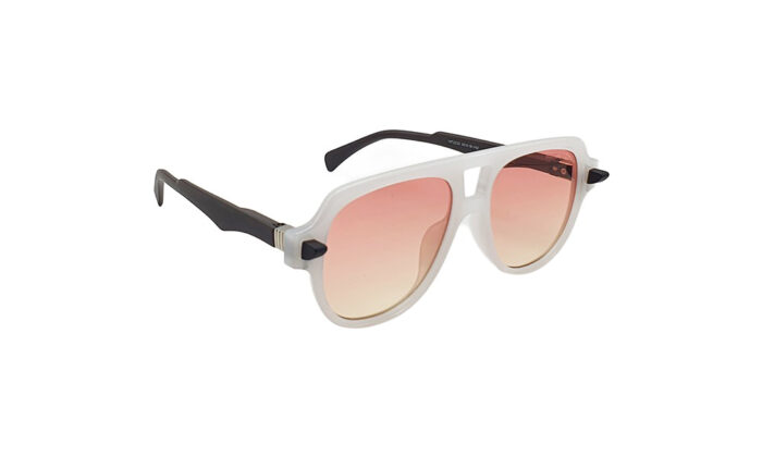 MARC JACOBS WHITE ACETATE AVIATOR MEN SUNGLASSES 3