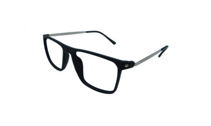 MONT BLANC MATTE BLACK ACETATE RECTANGLE MEN EYEGLASSES 2