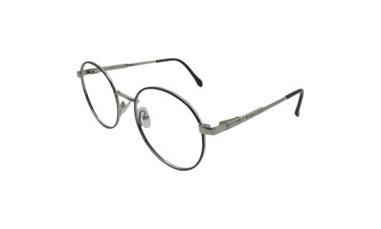 POLICE SILVER METAL ROUND MEN EYEGLASSES 2