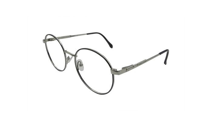 POLICE SILVER METAL ROUND WOMEN EYEGLASSES 2