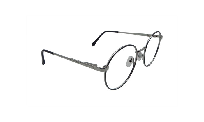 POLICE SILVER METAL ROUND WOMEN EYEGLASSES 3