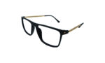 PORSCHE BLACK ACETATE RECTANGLE WOMEN EYEGLASSES 2