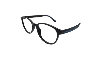 PORSCHE DESIGN BLACK ACETATE ROUND MEN EYEGLASSES 2