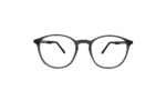 PORSCHE MATTE BLACK ACETATE ROUND MEN EYEGLASSES