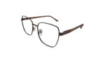 RAYBAN BROWN METAL SQUARE MEN EYEGLASSES 2