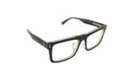 GOGGLESGURU BLACK ACETATE RECTANGLE MEN EYEGLASSES 3