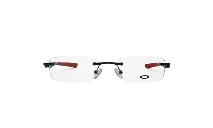 OAKLEY EVADE BLACK METAL RIMLESS WOMEN EYEGLASSES 1