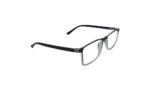 POLICE BLACK ACETATE RECTANGLE MEN EYEGLASSES 3