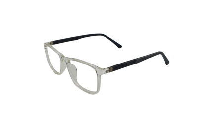 POLICE TRANSLUCENT ACETATE RECTANGLE MEN EYEGLASSES 2