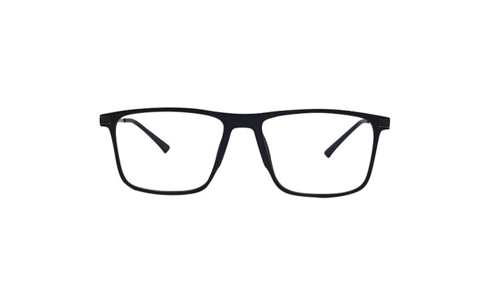 RAYBAN BLACK ACETATE RECTANGLE WOMEN EYEGLASSES 1