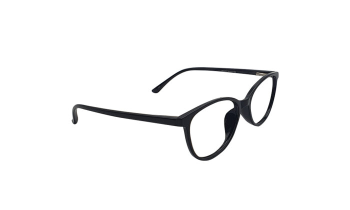 SAPPHIRE BLACK ACETATE OVAL MEN EYEGLASSES 3