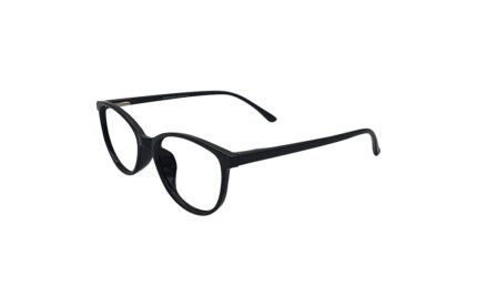 SAPPHIRE BLACK ACETATE OVAL WOMEN EYEGLASSES 2