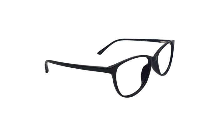 SAPPHIRE BLACK ACETATE OVAL WOMEN EYEGLASSES 3