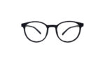 SAPPHIRE BLACK ACETATE ROUND KIDS EYEGLASSES 1