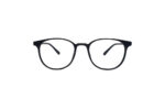 SAPPHIRE BLACK ACETATE ROUND MEN EYEGLASSES 1