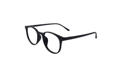 SAPPHIRE BLACK ACETATE ROUND WOMEN EYEGLASSES 2