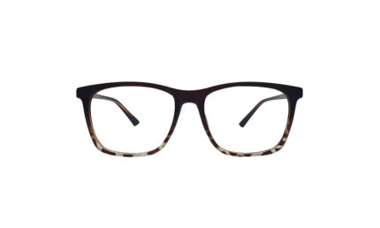 SAPPHIRE BROWN ACETATE SQUARE MEN EYEGLASSES 1