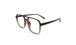 SAPPHIRE BROWN ACETATE SQUARE MEN EYEGLASSES 2