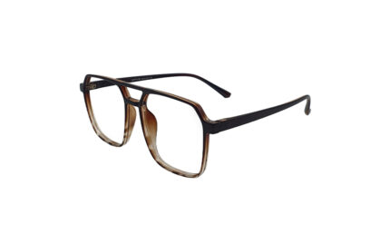 SAPPHIRE BROWN ACETATE SQUARE MEN EYEGLASSES 2