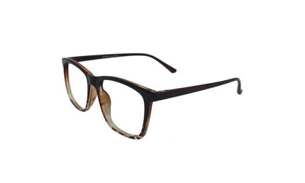 SAPPHIRE BROWN ACETATE SQUARE MEN EYEGLASSES 2