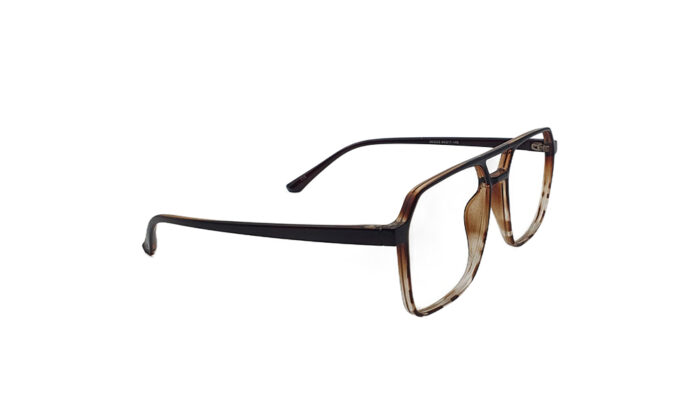 SAPPHIRE BROWN ACETATE SQUARE MEN EYEGLASSES 3