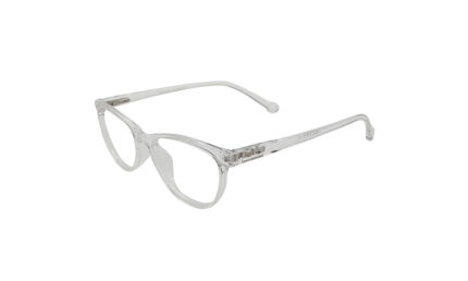 SAPPHIRE TRANSLUCENT ACETATE OVAL KIDS EYEGLASSES 2