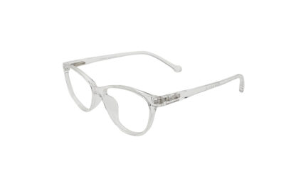 SAPPHIRE TRANSLUCENT ACETATE OVAL KIDS EYEGLASSES 2