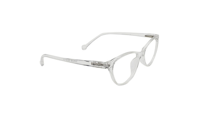 SAPPHIRE TRANSLUCENT ACETATE OVAL KIDS EYEGLASSES 3