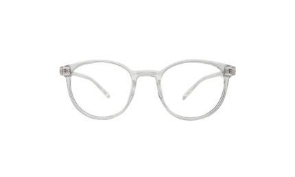 SAPPHIRE TRANSLUCENT ACETATE ROUND KIDS EYEGLASSES 1