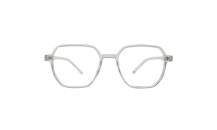 SAPPHIRE TRANSLUCENT ACETATE SQUARE KIDS EYEGLASSES 1