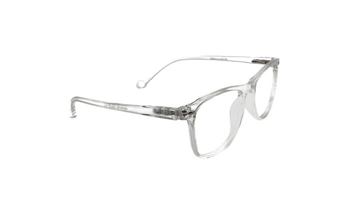 SAPPHIRE TRANSLUCENT ACETATE SQUARE KIDS EYEGLASSES 3