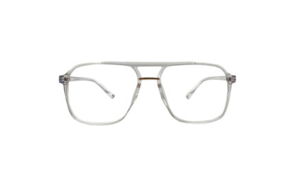 SAPPHIRE TRANSLUCENT ACETATE SQUARE MEN EYEGLASSES 1