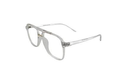 SAPPHIRE TRANSLUCENT ACETATE SQUARE MEN EYEGLASSES 2