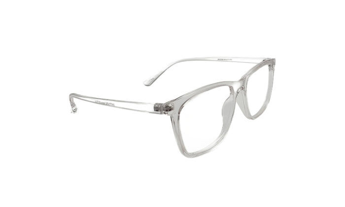 SAPPHIRE TRANSLUCENT ACETATE SQUARE MEN EYEGLASSES 3